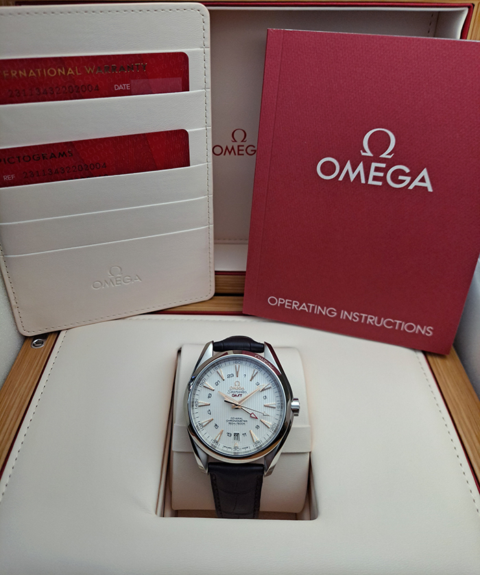 Omega Seamaster Aqua Terra 150M Co-Axial GMT Wristwatch Ref. 231.13.43.22.02.004